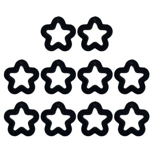10 Stück hohle fünfzackige Sternperlen, Freundschafts-Perlen, Acryl-Perlen-Set, Schmuckzubehör für Frauen, hohl, fünfzackige Sternperlen 10 Stück hohle fünfzackige Sternperlen, Freundschafts-Perlen, Acryl-Perlen-Set, Schmuckzubehör für Frauen, hohl, fünfzackige Sternperlen von DOSERTY