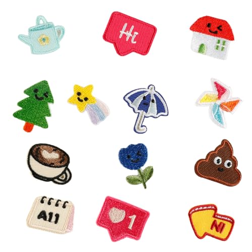 13 PCs Kessel Applikationen Patches Regenschirm Bestickte Patches Reparaturflecken Auf Flecken Hauseisen Auf Flecken 13 PCs Kessel Applikationen Patches Regenschirm Bestickte Patches Reparaturflecken Auf Flecken Hauseisen Auf Flecken von DOSERTY
