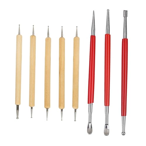 3/5/8 Stück Lederschnitzwerkzeug, Lederhandwerkswerkzeug, Rillenwerkzeug, Lederhandwerk, Modellierwerkzeug für Lederhandwerk 3/5/8 Stück Lederschnitzwerkzeug, Lederhandwerkswerkzeug, Rillenwerkzeug, Lederhandwerk, Modellierwerkzeug für Lederhandwerk von DOSERTY