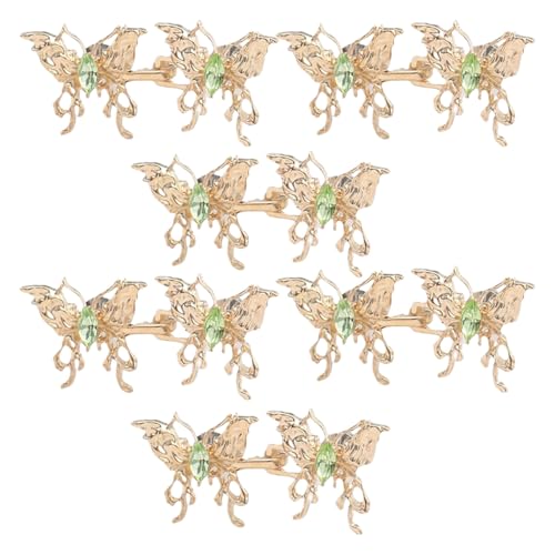 6 Paar Schmetterlings-Taillenverlängerungen, Knopf, Taillenverlängerung, Knopf, Taillenschnallen, Set für Hosen, um engere Hosenverlängerungsknöpfe zu machen 6 Paar Schmetterlings-Taillenverlängerungen, Knopf, Taillenverlängerung, Knopf, Taillenschnallen, Set für Hosen, um engere Hosenverlängerungsknöpfe zu machen von DOSERTY
