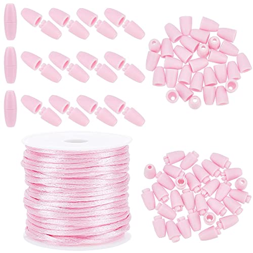 Abreißverschluss Perlenfässer Verbinder Plastomer Break Away Verschluss Schnallen für Lanyard Halsketten Armbänder Herstellung Bead Barrels Connectors von DOSERTY
