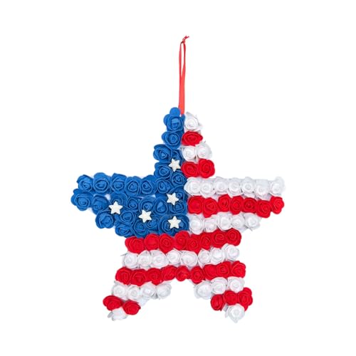 And Cloth Celebrating Wreath Star Flower Wreath Party Hangings Decorations Outdoor Party Ornament Supplies Star Shaped Hangings Decorations And Cloth Celebrating Wreath Star Flower Wreath Party Hangings Decorations Outdoor Party Ornament Supplies Star Shaped Hangings Decorations von DOSERTY