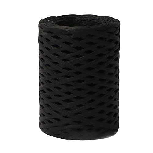 Bastgarn zum Häkeln von Mützen, 150 m, Bastgarn zum Häkeln, Weihnachtsband, Geschenkpapier, Weihnachtsband von DOSERTY