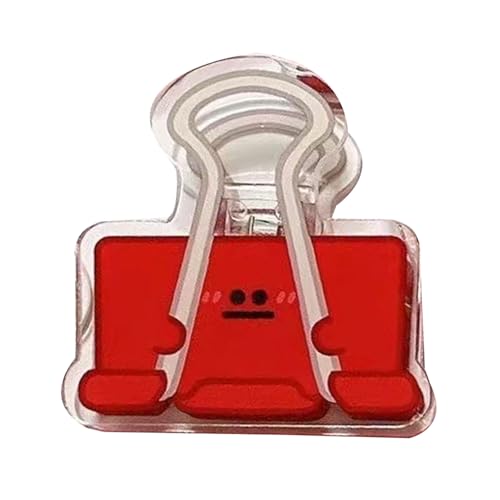 Cartoon Eye Acryl Clip Datei Papierklemmen für Handwerk Lebensmittel Tasche Foto Zeichenbrett Acryl Büroklammer für Küche Büro von DOSERTY