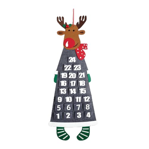 Countdown To Christmas Wandkalender Ornament Weihnachtsmann Elch Filz Adventskalender Home Wall Hanging Decor Neujahr Weihnachtskalender Countdown Countdown To Christmas Wandkalender Ornament Weihnachtsmann Elch Filz Adventskalender Home Wall Hanging Decor Neujahr Weihnachtskalender Countdown von DOSERTY