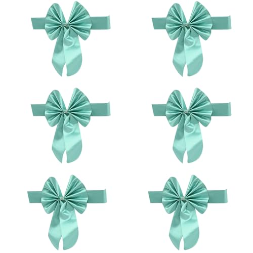 DOSERTY Dehnbare Stuhllehne, Satin-Schleifen, Satin, Stuhlschärpen, dekorative Schleife, Krawatte für luxuriöse Heimdekoration, Wohnzimmerakzent DOSERTY Dehnbare Stuhllehne, Satin-Schleifen, Satin, Stuhlschärpen, dekorative Schleife, Krawatte für luxuriöse Heimdekoration, Wohnzimmerakzent von DOSERTY