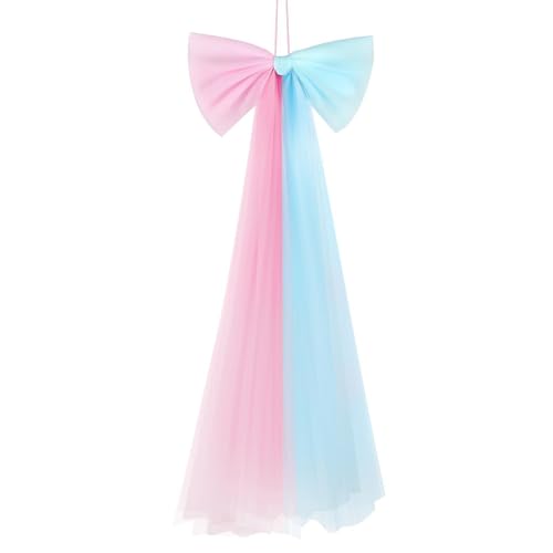 DOSERTY Große Schleife für Schultüte, Dekoration, 73 x 34 cm, Organza-Schleife für Babypartys, Kindergeburtstag, Hochzeit, Dekoration DOSERTY Große Schleife für Schultüte, Dekoration, 73 x 34 cm, Organza-Schleife für Babypartys, Kindergeburtstag, Hochzeit, Dekoration von DOSERTY