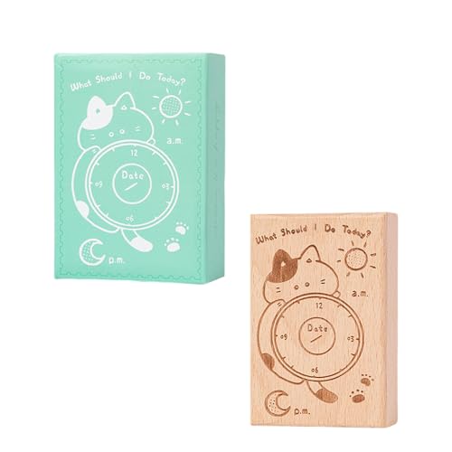 DOSERTY Holz-Stempel mit Tiermotiven, Kätzchen, für Scrapbooking, Tagebuch, Planer, Notizbuch DOSERTY Holz-Stempel mit Tiermotiven, Kätzchen, für Scrapbooking, Tagebuch, Planer, Notizbuch von DOSERTY
