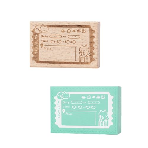 DOSERTY Holz-Stempel mit Tiermotiven, Kätzchen, für Scrapbooking, Tagebuch, Planer, Notizbuch DOSERTY Holz-Stempel mit Tiermotiven, Kätzchen, für Scrapbooking, Tagebuch, Planer, Notizbuch von DOSERTY