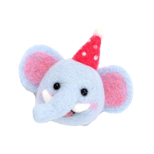 DOSERTY Nadelfilz-Starter-Kits, schöne Tier-Brosche, Nadelfilz-Kits, einfach zu bedienen, Nadelfilz-Zubehör, Wollfilz-Set von DOSERTY