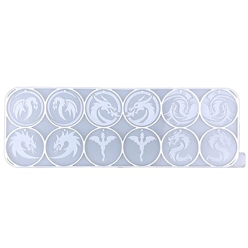 Epoxidharz montierte Dekorform, geometrischer Pterosaurier-Halsketten-Anhänger, Handyanhänger, Silikon, für Dekoration, Pterosaurier, Schlüsselanhänger, Silikon für Epoxidharz von DOSERTY