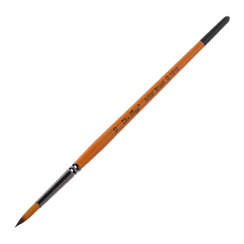Feiner handbemalter dünner Stift, Kunstbedarf, Zeichenspitze, Aquarellpinsel, Nylonpinsel, Malpinsel für Acrylfarbe, groß von DOSERTY