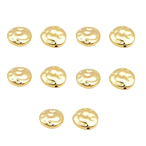 Flache Perlen Abstandshallerperlen Glatte Lose Perlen Für DIYS Armbandschmuck Herstellen Silber Gold Farbe Flache Perlen Accessoire Flache Perlen Abstandshallerperlen Glatte Lose Perlen Für DIYS Armbandschmuck Herstellen Silber Gold Farbe Flache Perlen Accessoire von DOSERTY