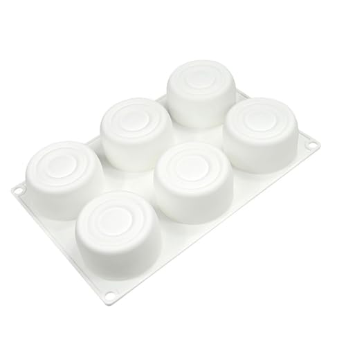 Fondant Schokoladenformen Zylinderform Silikonformen Mousses Kuchen Dekoration Werkzeug Kerzenseife Seifenformen Leicht Zum Reinigen Von Schokoladenformen Nicht Stick Backwerkzeug Leicht Zum Zu von DOSERTY