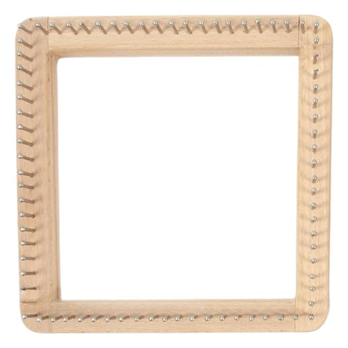 Häkel-Blockierbrett zum Häkeln von Holz, quadratisches Blockierbrett, 10 x 10 cm, 20 x 20 cm, 30 x 30 cm, quadratisches Strickbrett von DOSERTY