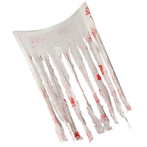 Halloween-Horror-Gaze-Blutige Tischdecke, Stoff-Tischdecke, Dekoration für Häuser, Partys, Halloween-Dekorationen, Blut-Tischdecke von DOSERTY