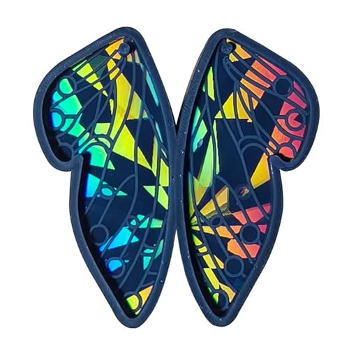 Harzgussform für Halsketten, Anhänger, Epoxid-Formen für Schmuck, Schlüsselanhänger, Schmetterlingsform von DOSERTY