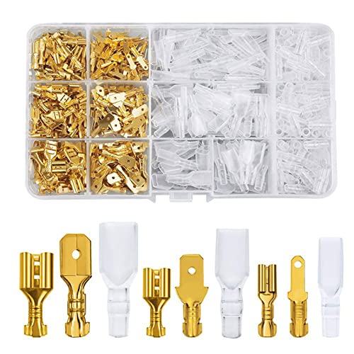 Isolierter männlicher weiblicher Drahtverbinder, 2,8/4,8/6,3 mm, elektrische Crimpklemmen, Termin-Flachsteckverbinder, sortiertes Set, Flachsteckverbinder, männliche und weibliche Klemmen Isolierter männlicher weiblicher Drahtverbinder, 2,8/4,8/6,3 mm, elektrische Crimpklemmen, Termin-Flachsteckverbinder, sortiertes Set, Flachsteckverbinder, männliche und weibliche Klemmen von DOSERTY