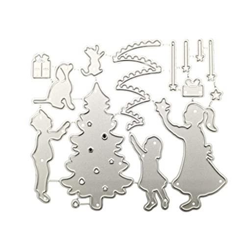 Metall-Stanzschablone für Scrapbooking, Album, Papierkarten, Vorlage, Prägung, Basteln, Dekoration, Metall-Stanzformen für Kartenherstellung, Angebote von DOSERTY