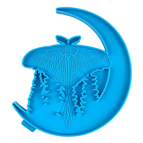 Mond-Wandbehang aus Silikon, Valentinstag für Schmetterling, Dekoration, Desktop-Ornamente, Anhänger, Schmuck, Epoxidharz, Silikon, Anhängerform für Schmuckherstellung Mond-Wandbehang aus Silikon, Valentinstag für Schmetterling, Dekoration, Desktop-Ornamente, Anhänger, Schmuck, Epoxidharz, Silikon, Anhängerform für Schmuckherstellung von DOSERTY