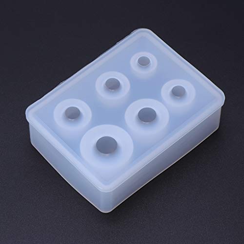 Silikonformen für Anhänger, Kugelform, Schmuckherstellung, Kuchendekoration, 9/12/15/16/20/25 mm, für Kunstharz, Kunsthandwerk von DOSERTY