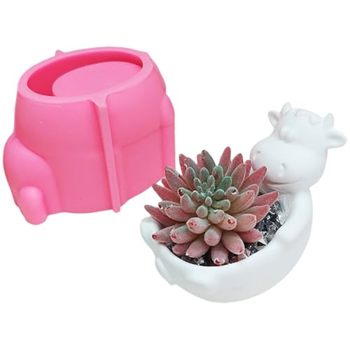 Tierharz Kerzenbecher Formen Succulents Pflanzer Silikonformen Für Epoxidharz Home Dekoration Zementtonform Kuhförmige Formen Tierharz Kerzenbecher Formen Succulents Pflanzer Silikonformen Für Epoxidharz Home Dekoration Zementtonform Kuhförmige Formen von DOSERTY