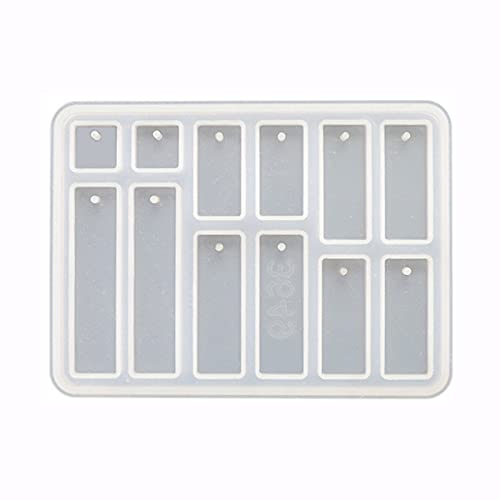 Verschiedene Formen für Anhänger, Schlüsselanhänger, Formen mit Löchern, Ton, Schmuck-Werkzeuge, Silikon für Handarbeit, Silikon-Ohrringformen für Epoxidharz, kleine Formen von DOSERTY