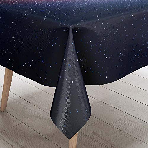 DOTBUY 3D Tischdecke Abwaschbar, Wasserabweisende Tischdecke Rechteckig Abwischbare Wachstuch für Desktop Dekorative Tuch Hotel Bankett Party Garten (Whirlpool Platz,60x60cm) von DOTBUY-SHOP
