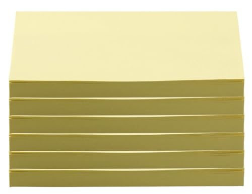 Dots – 12 Blöcke Punkte Recycling Haftnotizen gelb 12,5 x 7,5 cm von Dot's Homestyle Pretzels