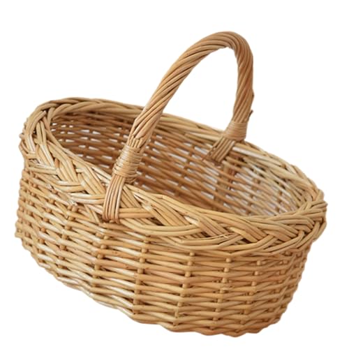 DOUDINGMAO Handgefertigter geflochtener Korb, Rattan-Weidenkörbe, Blumenaufbewahrungskorb für Heimdekoration und Hochzeiten DOUDINGMAO Handgefertigter geflochtener Korb, Rattan-Weidenkörbe, Blumenaufbewahrungskorb für Heimdekoration und Hochzeiten von DOUDINGMAO