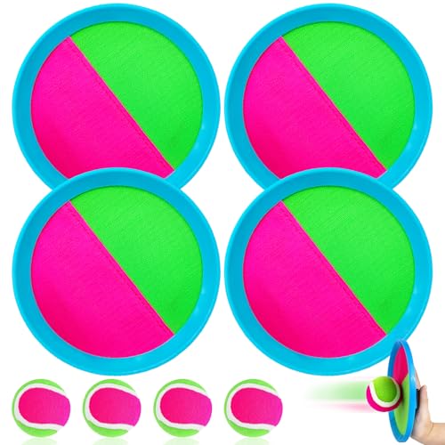 DOWNDRIFT Klettballspiel für Kinder Set Klettball Spiel Spielzeug Werfen Klettspiel Outdoor Spielzeug Klettballspiel für Kinder ab 3 4 5 6 7 Jahre Garten Strandspiele DOWNDRIFT Klettballspiel für Kinder Set Klettball Spiel Spielzeug Werfen Klettspiel Outdoor Spielzeug Klettballspiel für Kinder ab 3 4 5 6 7 Jahre Garten Strandspiele von DOWNDRIFT