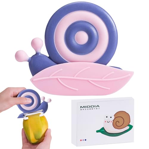 DOWNDRIFT Schnecken Spargelschäler,Sparschäler Kinder, Universalschäler Gemüseschäler mit Rutschfesten Griff, Keramik Kartoffelschäler, ObstschäLer,Tragbarer Sparschäler Schnecke für ab 3 jahre DOWNDRIFT Schnecken Spargelschäler,Sparschäler Kinder, Universalschäler Gemüseschäler mit Rutschfesten Griff, Keramik Kartoffelschäler, ObstschäLer,Tragbarer Sparschäler Schnecke für ab 3 jahre von DOWNDRIFT