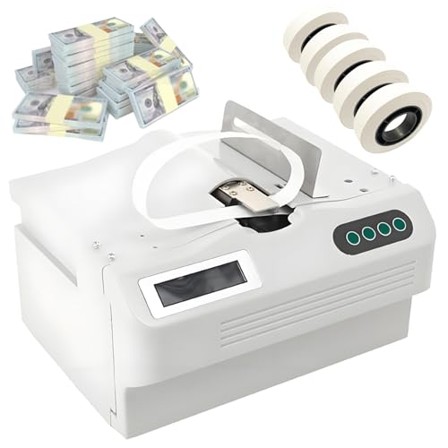 DOZPAL Automatische Banknoten-Ballenpresse, kleines Währungsumreifungswerkzeug für Alben, Medizinboxen, Karten, Banknoten-Umreifungsmaschine, einstellbare Umreifungsbandlänge und -Spannung DOZPAL Automatische Banknoten-Ballenpresse, kleines Währungsumreifungswerkzeug für Alben, Medizinboxen, Karten, Banknoten-Umreifungsmaschine, einstellbare Umreifungsbandlänge und -Spannung von DOZPAL