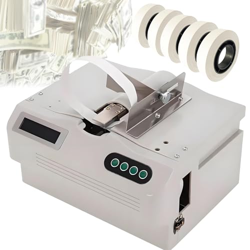 DOZPAL Automatische Geld-Bargeld-Banknoten-Bündel-Umreifungsmaschine, 24-mal/min. Schnellbindewerkzeug für Bargeld mit 5 Rollen Umreifungsband für Fabriken, Supermärkte und Banken DOZPAL Automatische Geld-Bargeld-Banknoten-Bündel-Umreifungsmaschine, 24-mal/min. Schnellbindewerkzeug für Bargeld mit 5 Rollen Umreifungsband für Fabriken, Supermärkte und Banken von DOZPAL