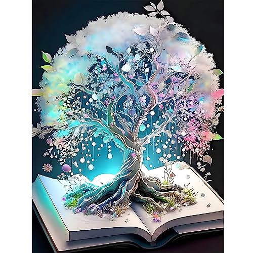 DPHERO DIY Baum des Lebens Diamant Painting Bilder für Erwachsene Kinder,5D Blumen Diamond Painting Set,DIY Strass Bilder Buch Diamant Kunst Kits,Runde Steine Diamant Painting Zuhause Dekor 30x40cm DPHERO DIY Baum des Lebens Diamant Painting Bilder für Erwachsene Kinder,5D Blumen Diamond Painting Set,DIY Strass Bilder Buch Diamant Kunst Kits,Runde Steine Diamant Painting Zuhause Dekor 30x40cm von DPHERO
