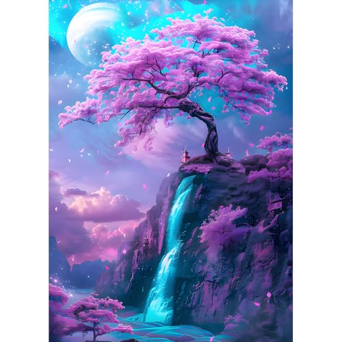 DPHERO DIY Baum des Lebens Diamant Painting Kits Bilder für Erwachsene Anfänger,5D Wasserfall Diamond Painting Set,DIY Runde Steine Fantasie Diamant Kunst Kits, Diamant Art für Zuhause Dekor 30x40 cm DPHERO DIY Baum des Lebens Diamant Painting Kits Bilder für Erwachsene Anfänger,5D Wasserfall Diamond Painting Set,DIY Runde Steine Fantasie Diamant Kunst Kits, Diamant Art für Zuhause Dekor 30x40 cm von DPHERO
