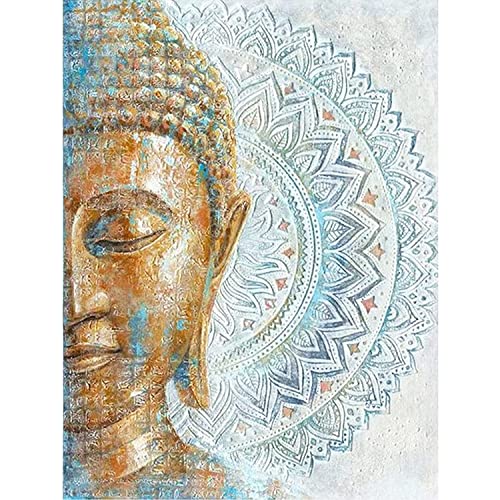 DPHERO DIY Buddha Diamant Painting Bilder für Erwachsene Kinder,5D Mandala Diamond Painting Set,DIY Strass Bilder Religion Diamant Kunst Kits,Runde Steine Diamant Painting für Zuhause Dekor 30x40 cm DPHERO DIY Buddha Diamant Painting Bilder für Erwachsene Kinder,5D Mandala Diamond Painting Set,DIY Strass Bilder Religion Diamant Kunst Kits,Runde Steine Diamant Painting für Zuhause Dekor 30x40 cm von DPHERO
