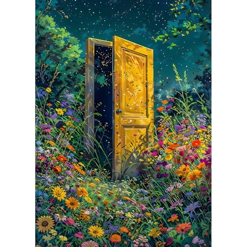 DPHERO DIY Bunte Blumen Diamant Painting Bilder für Erwachsene Anfänger,5D Tür Diamond Painting Set,DIY Geheime Welt Runde Steine Diamant Kunst Kits, Diamant Art für Zuhause Dekor 30x40 cm DPHERO DIY Bunte Blumen Diamant Painting Bilder für Erwachsene Anfänger,5D Tür Diamond Painting Set,DIY Geheime Welt Runde Steine Diamant Kunst Kits, Diamant Art für Zuhause Dekor 30x40 cm von DPHERO