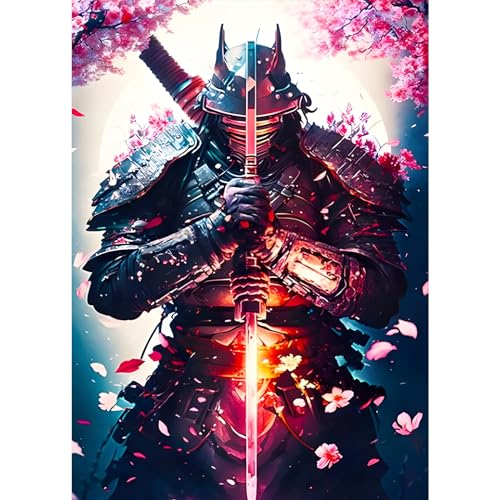 DPHERO DIY Samurai Diamant Painting Bilder für Erwachsene Anfänger,5D Ninja Diamond Painting Set,DIY Strass Bilder Blumen Diamant Kunst Kits,Runde Steine Diamant Painting für Zuhause Dekor 30x40 cm DPHERO DIY Samurai Diamant Painting Bilder für Erwachsene Anfänger,5D Ninja Diamond Painting Set,DIY Strass Bilder Blumen Diamant Kunst Kits,Runde Steine Diamant Painting für Zuhause Dekor 30x40 cm von DPHERO