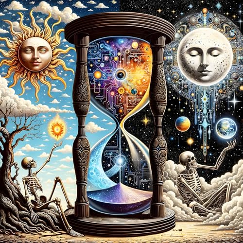 DPHERO DIY Sonne und Mond Diamant Painting Bilder für Erwachsene Anfänger,5D Sanduhr Diamond Painting Set,DIY Runde Steine Diamant Kunst Kits, Diamant Painting für Zuhause Dekor 30x30cm DPHERO DIY Sonne und Mond Diamant Painting Bilder für Erwachsene Anfänger,5D Sanduhr Diamond Painting Set,DIY Runde Steine Diamant Kunst Kits, Diamant Painting für Zuhause Dekor 30x30cm von DPHERO