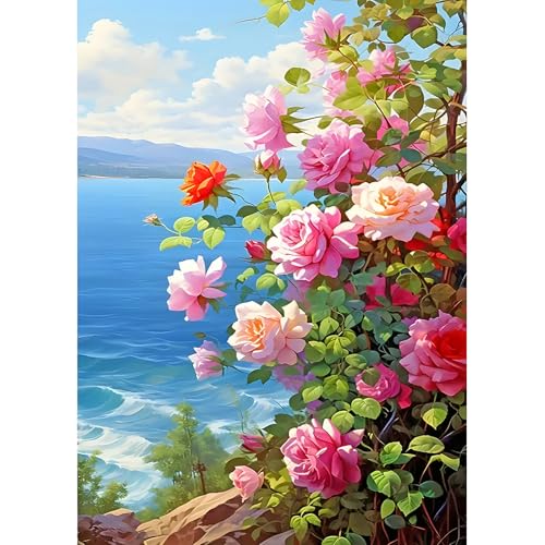 DPIDEA Diamant Painting Bilder für Erwachsene, Blumen Diamond Painting 5D DIY Diamond Painting Bilder, Diamant Malerei Runde Steine für Zuhause Dekor 30x40 cm DPIDEA Diamant Painting Bilder für Erwachsene, Blumen Diamond Painting 5D DIY Diamond Painting Bilder, Diamant Malerei Runde Steine für Zuhause Dekor 30x40 cm von DPIDEA