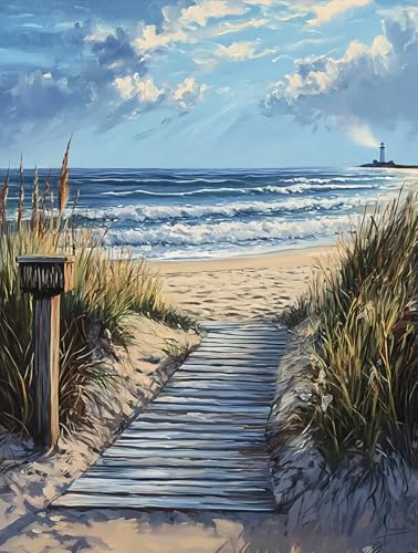 DPIDEA Diamond Painting, 5D Diamond Painting Erwachsene Strand Diamant Painting Bilder, Diamant Malerei Runde Steine für Zuhause Dekor 30x40 cm von DPIDEA