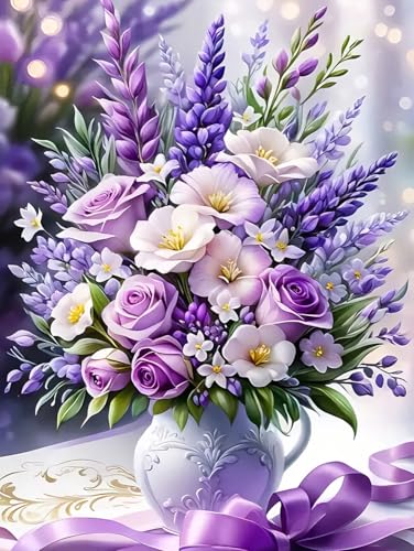 DPIDEA Diamond Painting Blumen, 5D Diamant Painting Bilder Blumen Diamond Painting für Erwachsene Diamant Malerei Stickerei für Zuhause Dekor 30x40 cm DPIDEA Diamond Painting Blumen, 5D Diamant Painting Bilder Blumen Diamond Painting für Erwachsene Diamant Malerei Stickerei für Zuhause Dekor 30x40 cm von DPIDEA