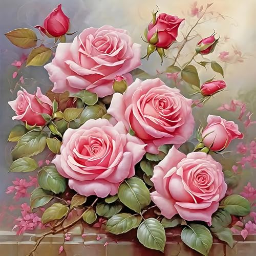 DPIDEA Diamond Painting Blumen, Diamant Painting Bilder Blumen Diamond Painting für Erwachsene, Blumen Diamant Malerei Stickerei für Zuhause Dekor 30x30 cm DPIDEA Diamond Painting Blumen, Diamant Painting Bilder Blumen Diamond Painting für Erwachsene, Blumen Diamant Malerei Stickerei für Zuhause Dekor 30x30 cm von DPIDEA