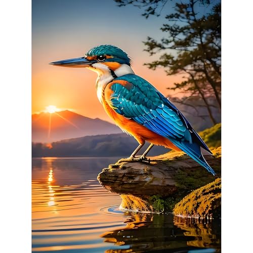 DPIDEA Diamond Painting Vögel, 5D Diamant Painting Bilder für Erwachsene DIY Diamant Painting Blauer Vögel Diamant Malerei Stickerei Kreuzstich für Zuhause Dekor 30x40 cm DPIDEA Diamond Painting Vögel, 5D Diamant Painting Bilder für Erwachsene DIY Diamant Painting Blauer Vögel Diamant Malerei Stickerei Kreuzstich für Zuhause Dekor 30x40 cm von DPIDEA