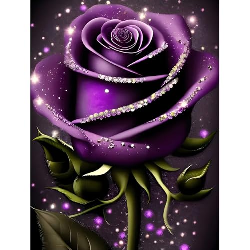 DPIDEA Rose Diamond Painting, Diamant Painting Bilder für Erwachsene Rosa 5D Diamond Painting DIY Diamant Malerei Kits für Zuhause Dekor 30x40 cm DPIDEA Rose Diamond Painting, Diamant Painting Bilder für Erwachsene Rosa 5D Diamond Painting DIY Diamant Malerei Kits für Zuhause Dekor 30x40 cm von DPIDEA