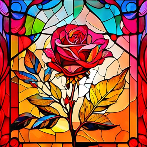 DPIDEA Rose Diamond Painting, 5D Diamond Painting Rosa Diamant Painting Bilder für Erwachsene DIY Diamant Malerei Stickerei für Zuhause Dekor 30x30 cm DPIDEA Rose Diamond Painting, 5D Diamond Painting Rosa Diamant Painting Bilder für Erwachsene DIY Diamant Malerei Stickerei für Zuhause Dekor 30x30 cm von DPIDEA