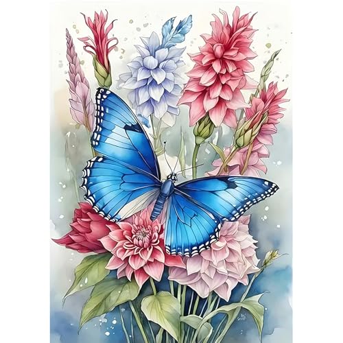 DPIDEA Schmetterling Diamond Painting, Diamant Painting Bilder für Erwachsene 5D Diamond Painting DIY Diamant Malerei Schmetterling, Runde Steine für Zuhause Dekor 30x40 cm DPIDEA Schmetterling Diamond Painting, Diamant Painting Bilder für Erwachsene 5D Diamond Painting DIY Diamant Malerei Schmetterling, Runde Steine für Zuhause Dekor 30x40 cm von DPIDEA