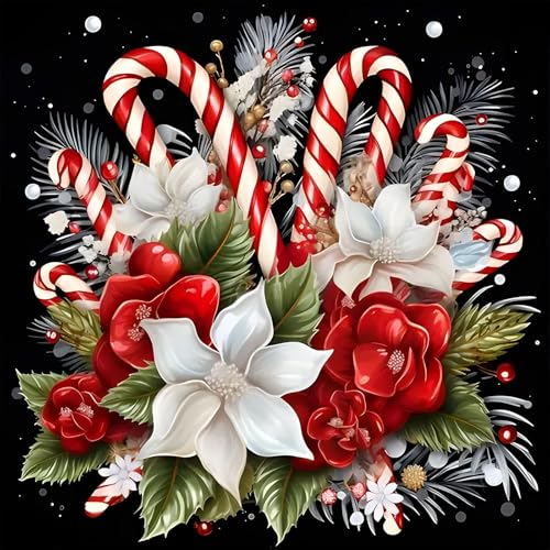 DPIDEA Diamond Painting Weihnachten, Diamant Painting Bilder für Erwachsene 5D Diamond Painting DIY Diamant Malerei Runde Steine 30x30 cm DPIDEA Diamond Painting Weihnachten, Diamant Painting Bilder für Erwachsene 5D Diamond Painting DIY Diamant Malerei Runde Steine 30x30 cm von DPIDEA
