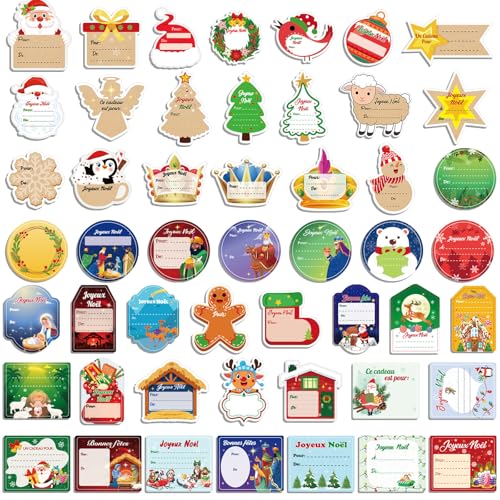 DPKOW 200pcs Cadeau Etiquettes Noël en Français, Prénom Etiquettes Autocollantes Noël Crèche Stickers Personnalisé Etiquettes pour Noël Emballage Cadeau Papier Deco Joyeux Noël Etiquettes DPKOW 200pcs Cadeau Etiquettes Noël en Français, Prénom Etiquettes Autocollantes Noël Crèche Stickers Personnalisé Etiquettes pour Noël Emballage Cadeau Papier Deco Joyeux Noël Etiquettes von DPKOW